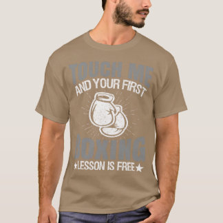 ファニーシャツを着てあなたの初回のボーイングレッスンは無料 b tシャツ
