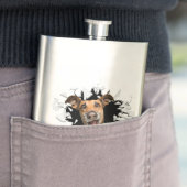 ファニードッグ顔フラスコ フラスク (インサイチュ)