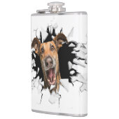 ファニードッグ顔 フラスク (左)