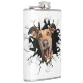 ファニードッグ顔 フラスク (右)