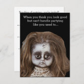 ファニーハロウィーンパーティの招待状 招待状 (正面/裏面)