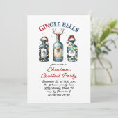 ファニーハンドドロッドクリスマスホリデーカクテルパーティー 招待状 (スタンド正面)