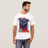 ファニーバンパグのグラフィティ Tシャツ (正面フル)