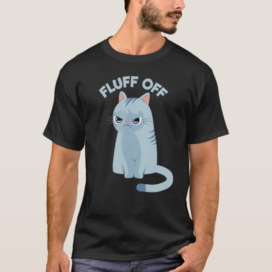 ファニーフラフオフキャット Tシャツ (正面)