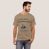 ファニーホーマス・ジェファソン アメリカ独立記念日 米国史 Tシャツ (正面フル)