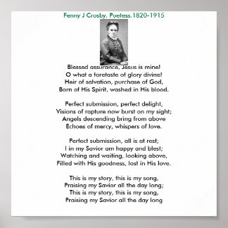 ファニー賛美アシュアンス、イエスは私のものだ!ああ、何が… ポスター