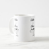  ファニー コーヒー+カオス 猫 マグカップ 11oz  (正面左)