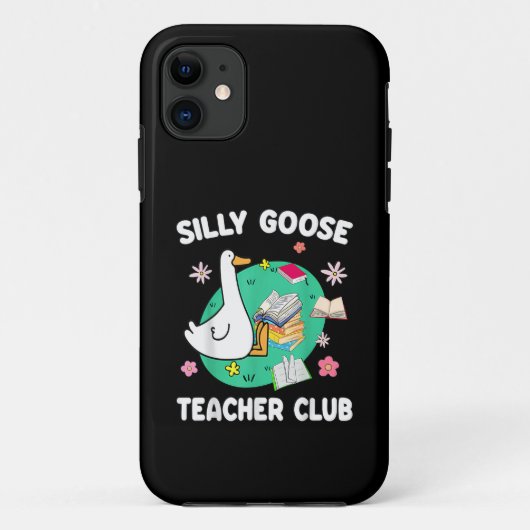 ファニー シリー グース 先生 クラブ アニマル ラバー グルーヴィー Case-Mate iPhoneケース (裏面)