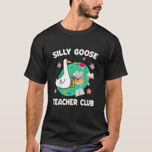 ファニー シリー グース 先生 クラブ 動物好き グルーヴィー Tシャツ