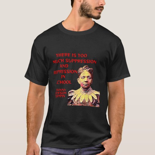 ファニー・ジャクソン・コピン – 弾圧あり Tシャツ (正面)