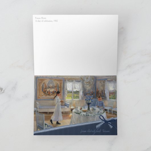 ファニー・ノーベートナムスダグ1902母の日 カード (内部)