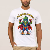 ファニー・ビッグ・ディル・ピクルス・スーパーヒーロー・コミック・グラフィック Tシャツ (正面)