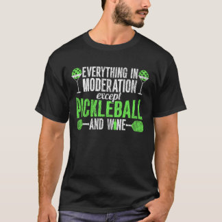 ファニー ピックルボール コーヒー ワイン パドル コーヒー ピックル Tシャツ