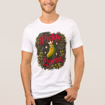 ファニー ピックル クイーン メンズTシャツ - 変なフードファンH