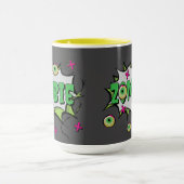 ファニー ファン ゾンビ ポップアート マグカップ (中央)