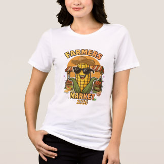 ファニー・ファーマーズマーケット・コーン・キャラクター・サングラス トライブレンドTシャツ