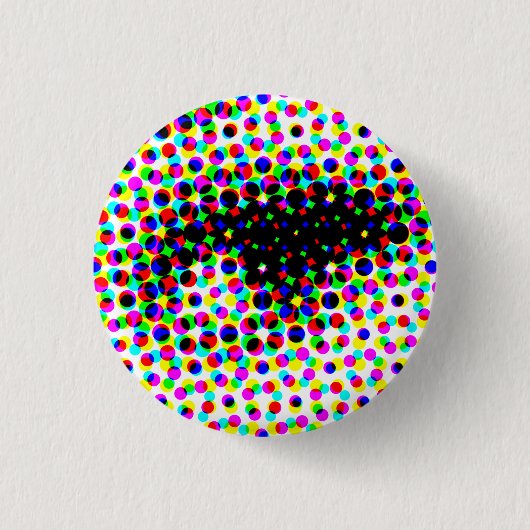 ファニー・フェイス・アイ 缶バッジ (正面)