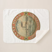 ファニー・ロス銅醸造ウイスキーのヴィンテージ広告 シェルパブランケット (正面(横))