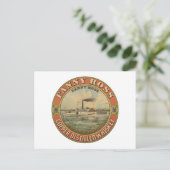 ファニー・ロス銅醸造ウイスキーのヴィンテージ広告 ポストカード (スタンド正面)