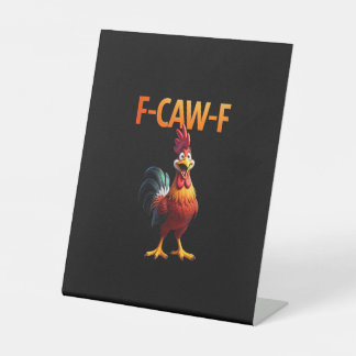 ファニー F カウ F ニワトリ ゴシック ビンテージ スタイル 台座サイン