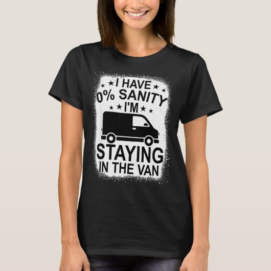 ファニー I'm Staying In Tha Van ファズモフォビア 女性用 Tシャツ (正面)