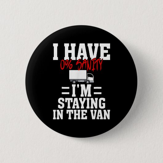 ファニー I'm Staying In Tha Van Phasmophobia ゲーマー俺 缶バッジ (正面)