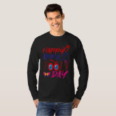 ファニーApril Foools冗談Happy April Foools D Tシャツ (正面フル)