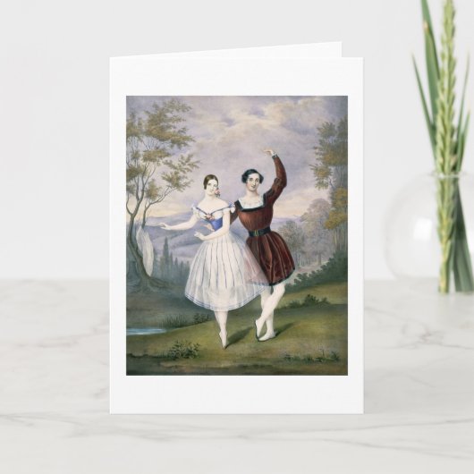 ファニーCerrito (1817-1909年)およびSigr。 のGuerra、 カード (正面)