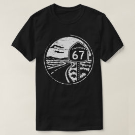 ファニーHwy 67 - クールカリフォルニア・グランジシックスセブン Tシャツ