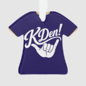 ファニーK Den Shaka Tシャツの記念オーナメント オーナメント (正面)