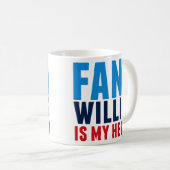 ファニ・ウィリスは私のヒーロー コーヒーマグカップ (正面右)
