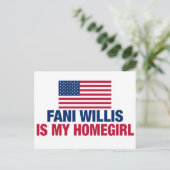 ファニ・ウィリスは私のホームガール・ポリティカル ポストカード (スタンド正面)