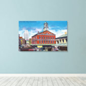 ファヌーイルホールの外観 キャンバスプリント (インサイチュ (ウッドフロア))