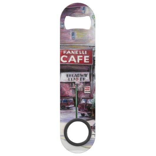 ファネリのチャーム、ニューヨークシティ、ソーホー、ニューヨーク スピード栓抜き (正面)