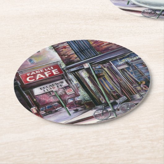 ファネリのチャーム、ニューヨーク市、ソーホー、ニューヨーク ラウンドペーパーコースター (アングル)