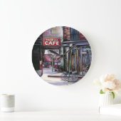 ファネリのチャーム、ニューヨーク市、ソーホー、ニューヨーク ラージ壁時計 (ホーム)