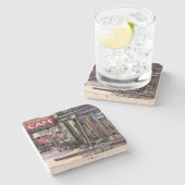 ファネリのチャーム、ニューヨーク、ソーホー、ニューヨーク ストーンコースター (横)