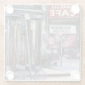 ファネリチャーム、ニューヨーク市 ガラスコースター (裏面)