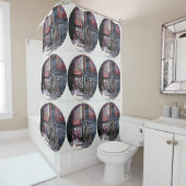 ファネリチャーム,ニューヨーク市 シャワーカーテン (インサイチュ)