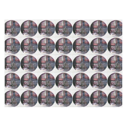 ファネリチャーム，ニューヨーク市 テーブルクロス (正面(横))