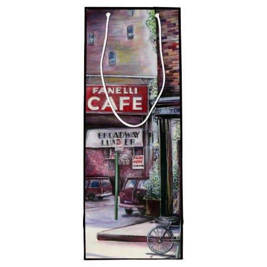 ファネリチャーム、ニューヨーク市 ワインギフトバッグ (裏面)