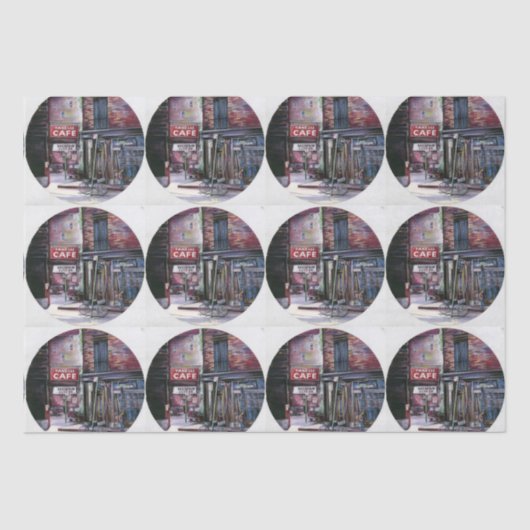 ファネリチャーム，ニューヨーク市 薄葉紙 (正面)