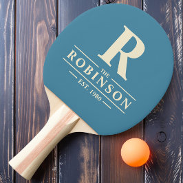 ファネーム＆イニシャル ディープアクア 卓球ラケット