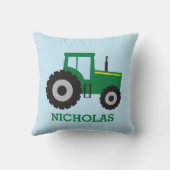 ファパーソナライズされたームトラクタキッズ装飾用クッション クッション (裏面)