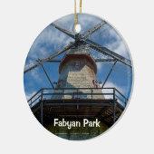 ファビアンパークオランダスモックミル セラミックオーナメント (左)