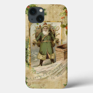 ファビクトリアンータークリスマスフローラエフェメラ iPhone 13ケース