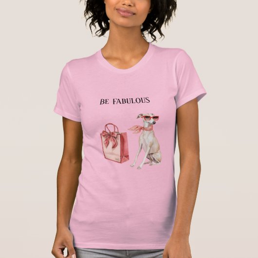 ファビュラスな犬のバッグ Tシャツ (正面)