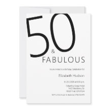 ファビュラスな50歳の誕生日パーティー