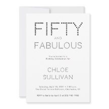 ファビュラスな50歳の誕生日パーティー