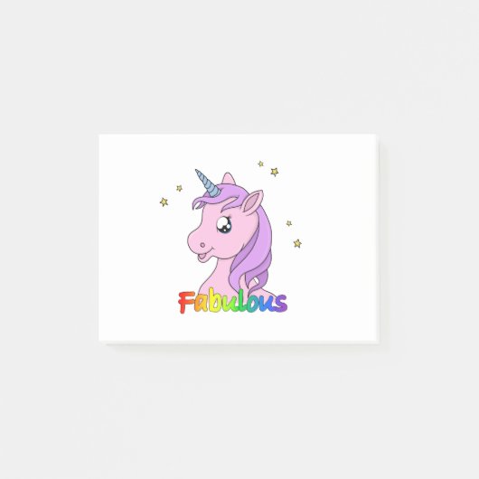 ファビュラスユニコーン ポストイット (正面)